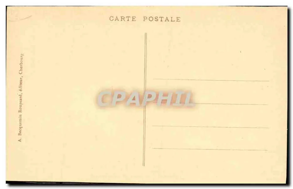 Cherbourg — O Transporte "Le Loing" — A. Bequemin Roupaud, editor - Verso