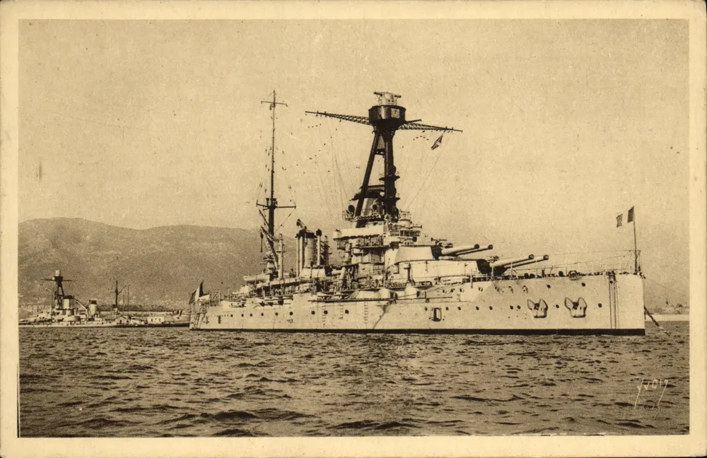 Caza torpedera Lorraine — 15 000 toneladas — Ediciones de Arte Marlet - Anverso