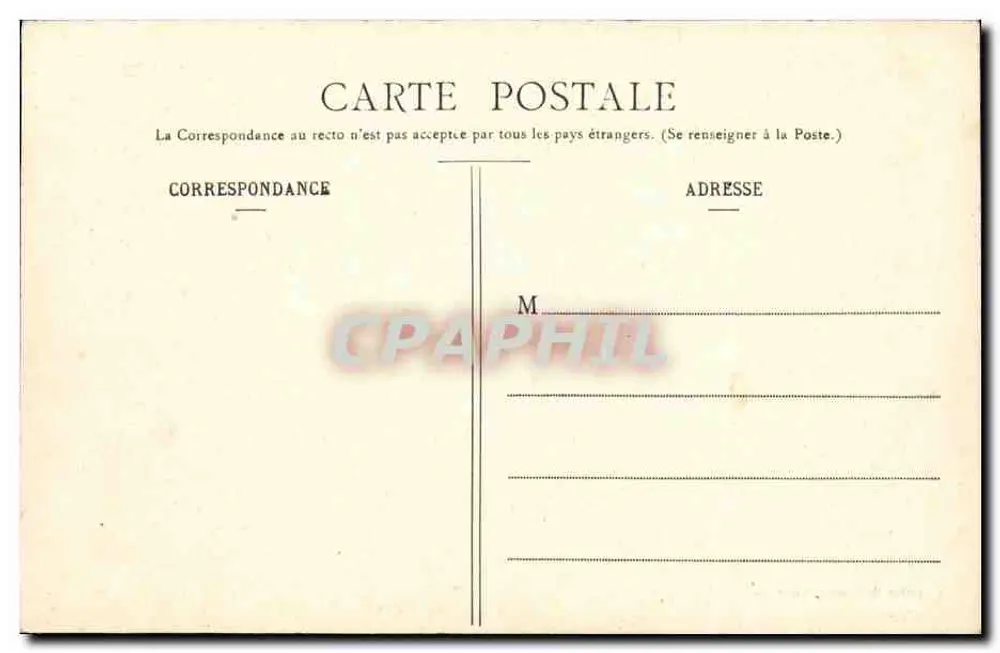 Masséna, Couraçado de Esquadra — Coleção H. Laurent, Port-Louis — n° 2062 - Verso