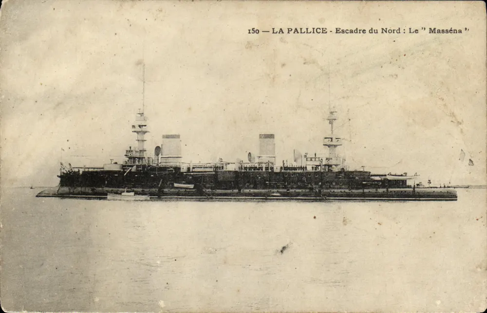 Das "Masséna" — Nordflotte — Ausgabe La Pallice - Vorderseite