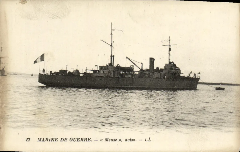 Marinha de Guerra — « Meuse », aviso — LL - Frente