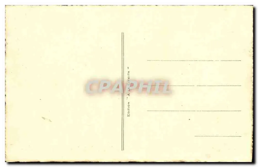 Brest — Militärhafen. Abfahrt des Kreuzers « Montcalm » — LL 158 - Rückseite