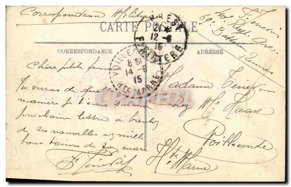 Brest — Saída do Cruzeiro "Montcalm" — LL. — n° 158 - Verso