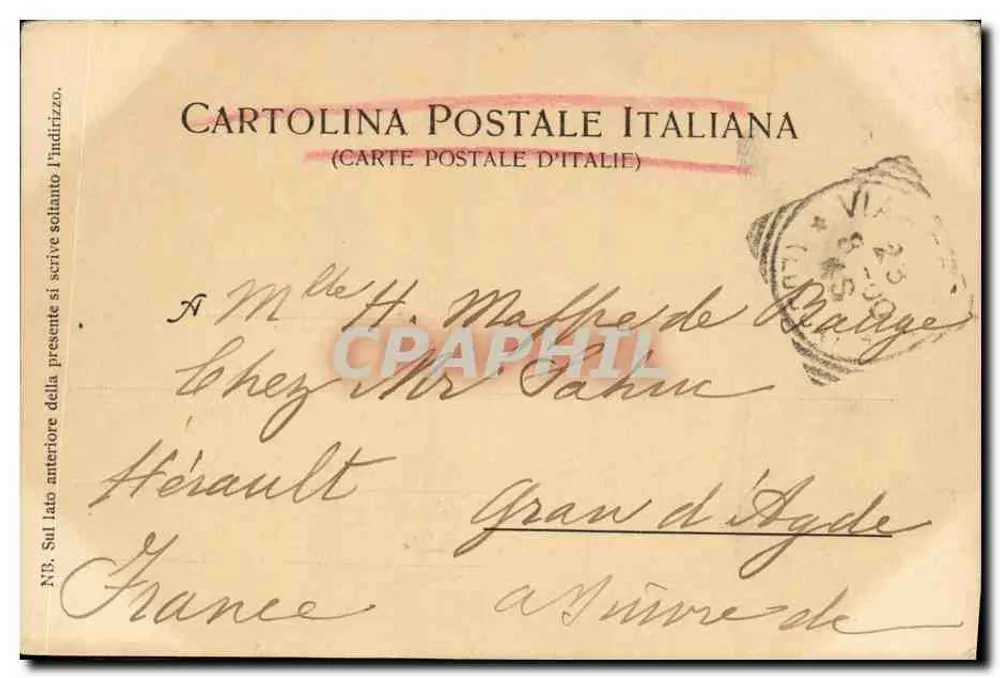 R. Nave «Morosini» — Editor Vierbùcher, Milão, n° 1211 - Verso