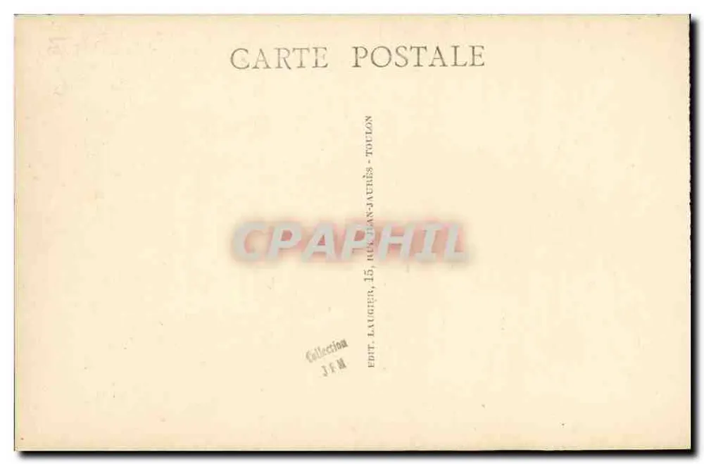 Marine der Kriegsmarine "PATRIE" Schwerer Kreuzer — Verlag J.F.M. Toulon - Rückseite