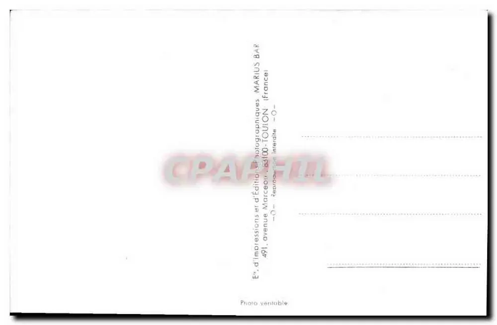 Pivoine — Dragador — Marius Bar Fot. Toulon - Verso