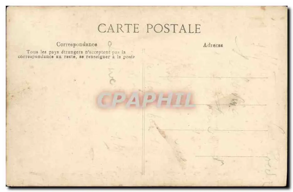 Marine Nationale — 'Pothuau', Schlachtschiff der Flotte — Verlag E-PD, Nr. 2048 - Rückseite