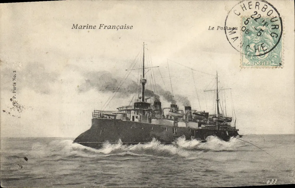 Kriegsschiff — Marine Française — P. Paris Nr. 3 - Vorderseite
