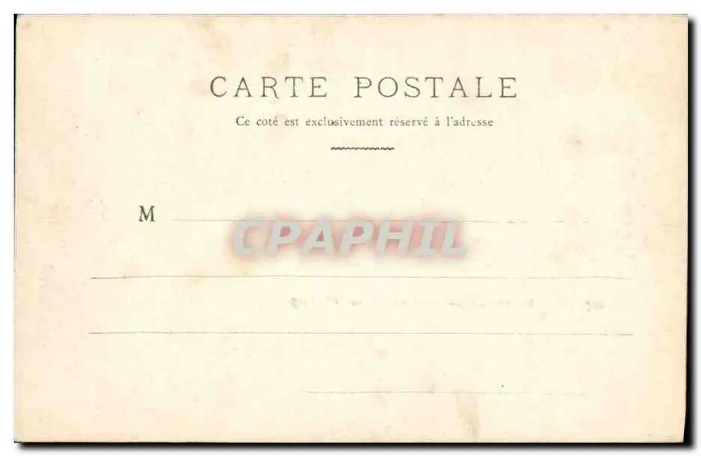 Pothuau, Kruzergeschwader erster Klasse — Edition Levet et Cie, Toulon, Nr. 207 - Rückseite