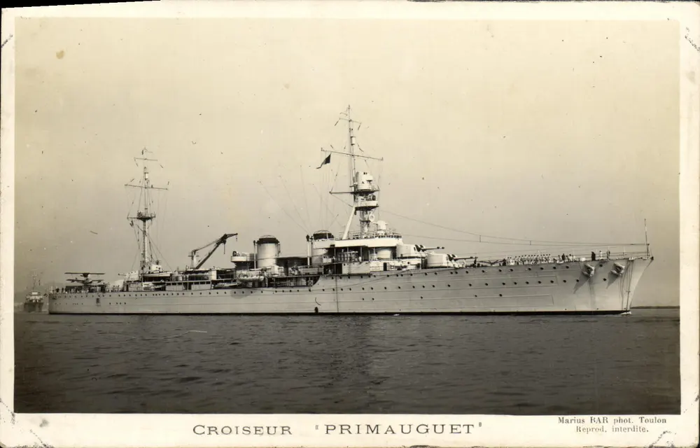 Crucero "Primauguet" — Toulon — Marius BAR fot. - Anverso