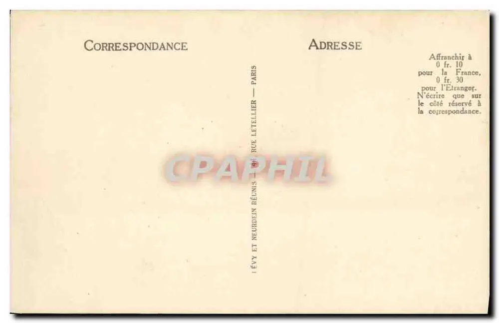 Provence — Schlachtschiff der Marine — Verlag Letellier, Nr. 18 - Rückseite