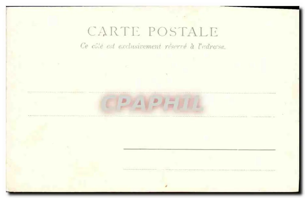 O cruzador Redoutable — França — Editor Paris 1909 - Verso