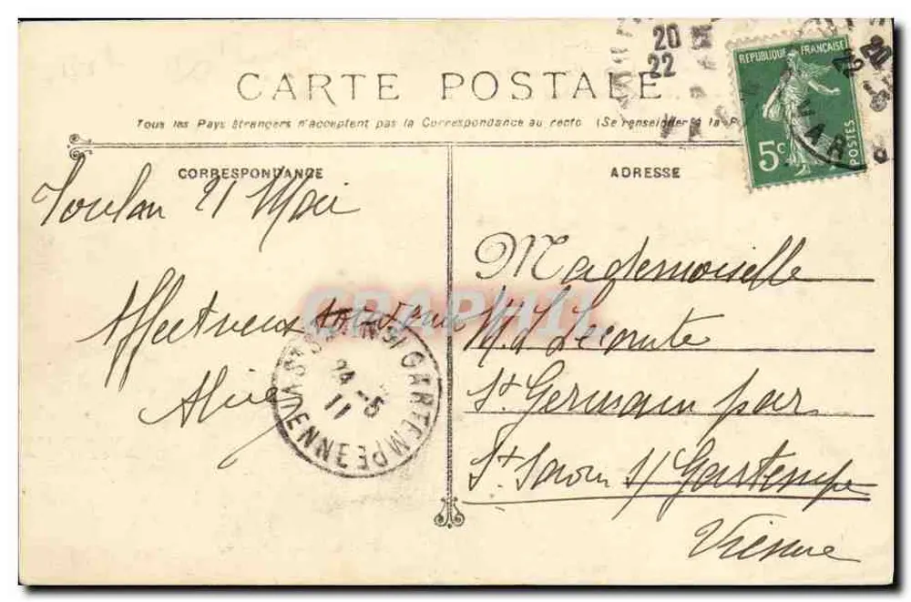 Französische Marine — 72 REPUBLIQUE - Schlachtschiff mit Türmchen. — Unbekannter Verleger, Seriennummer 72 - Rückseite