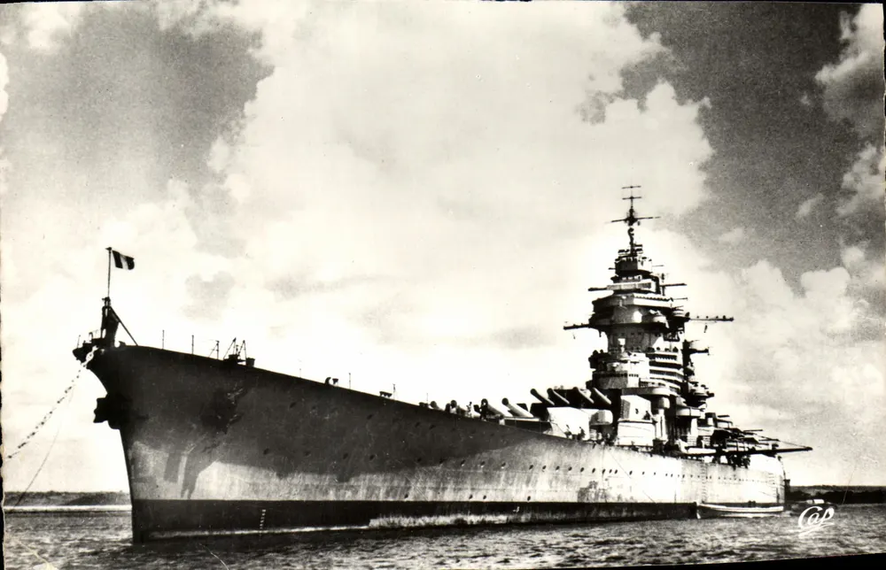 Cruzador « Richelieu » — Marinha Francesa — Cie des Arts Phoendanique, Paris - Frente