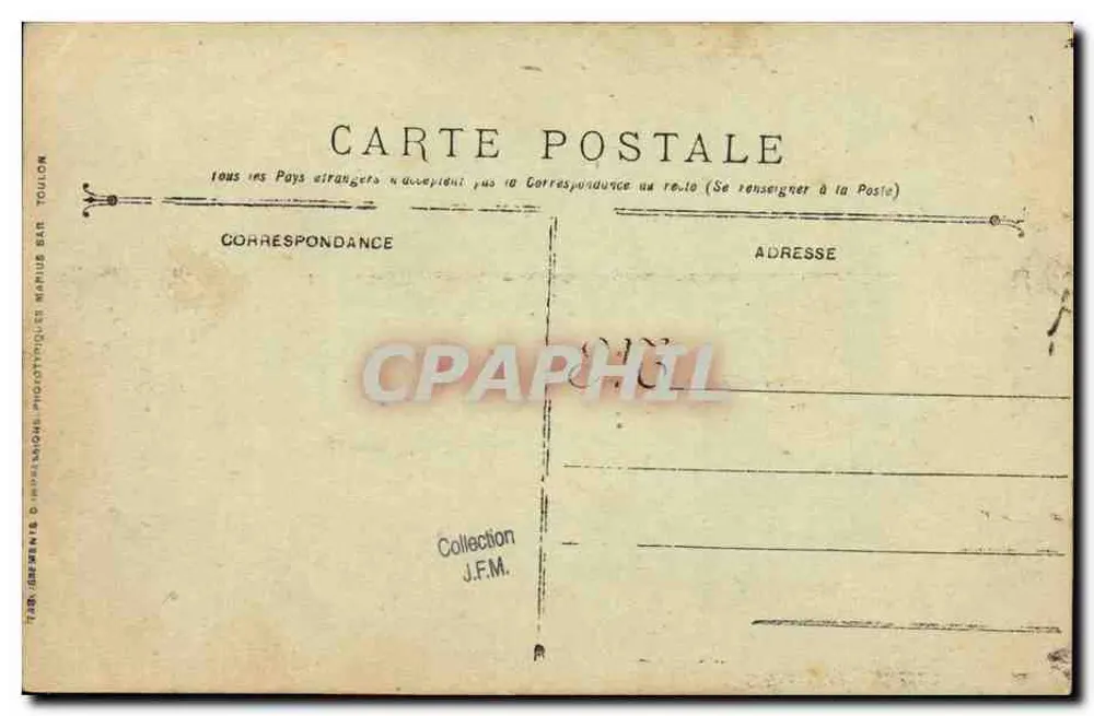 Saint-Louis — Panzerkreuzer mit Turm — Französische Marine, Nr. 400 - Rückseite