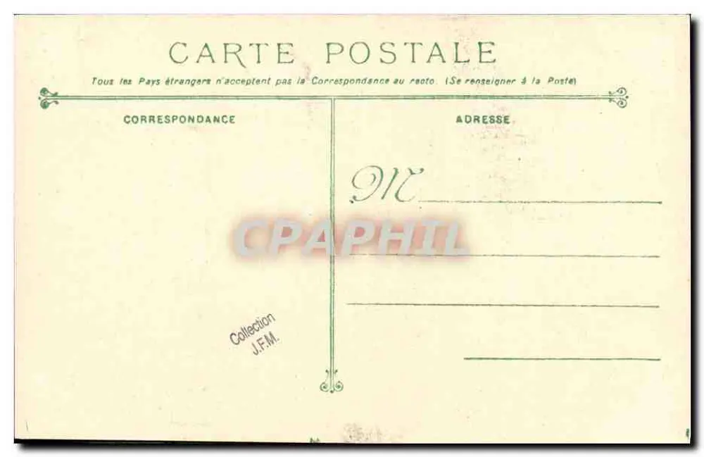 Französisches Kriegsschiff — 58 SAINT-LOUIS — Phototypie Marius Bar — Toulon. - Rückseite
