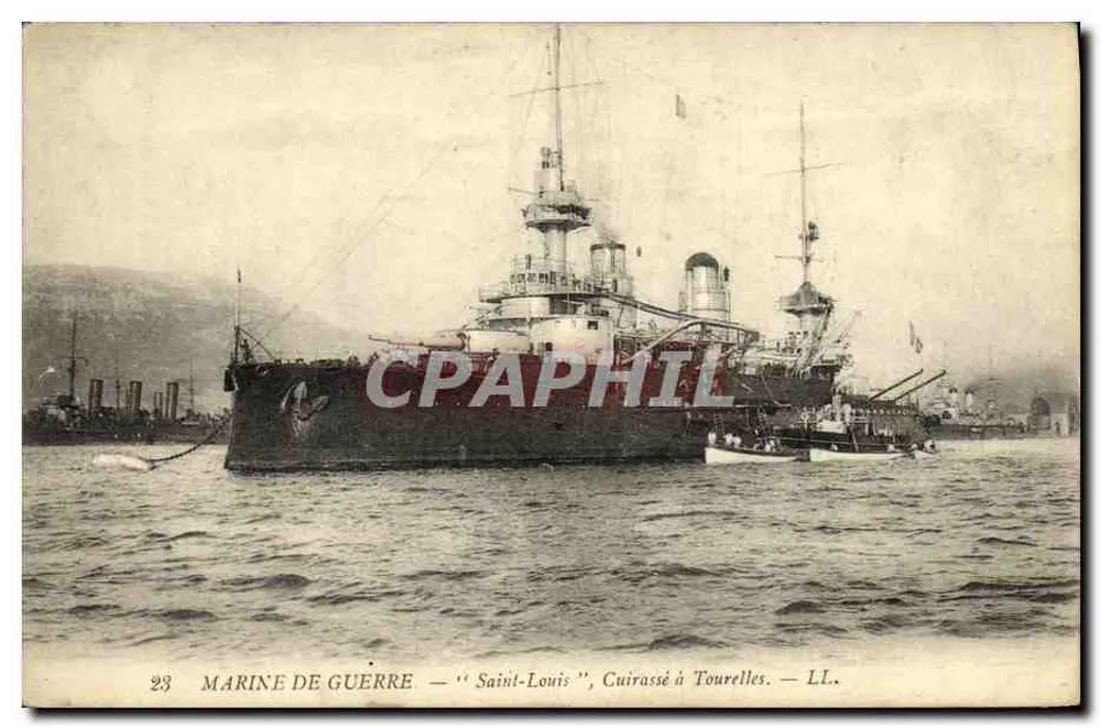 Kriegsmarine — "Saint-Louis", Panzerkreuzer mit Turm — LL. - Vorderseite