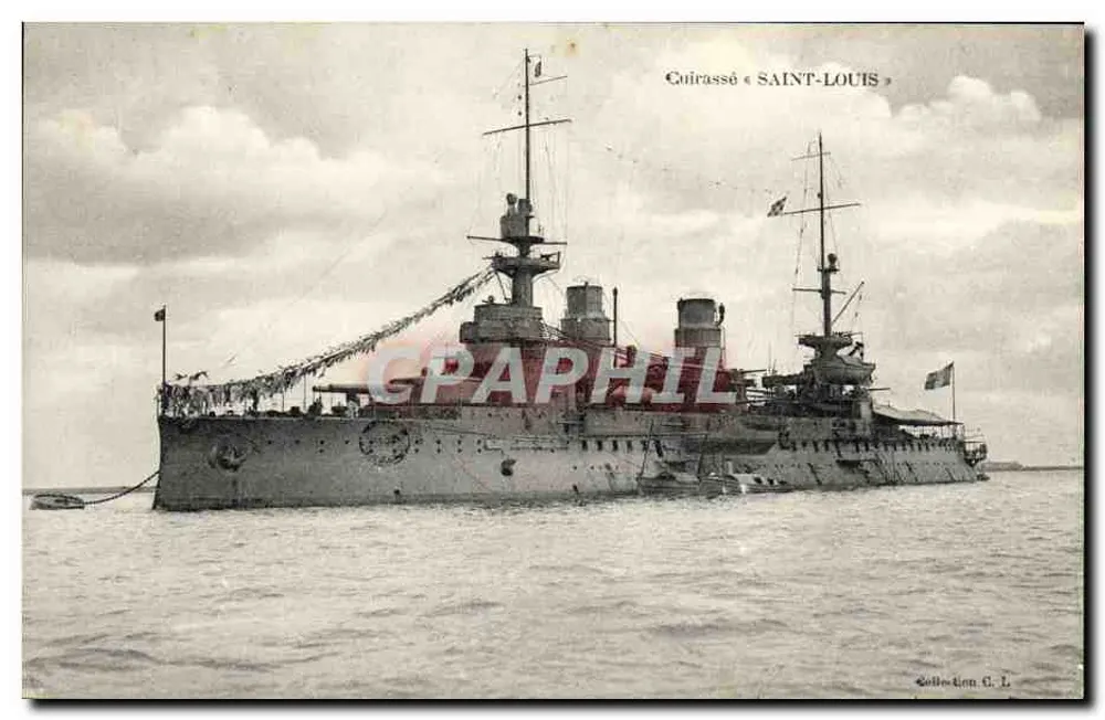 Panzerkreuzer « SAINT-LOUIS » — Sammlung C. L. - Vorderseite