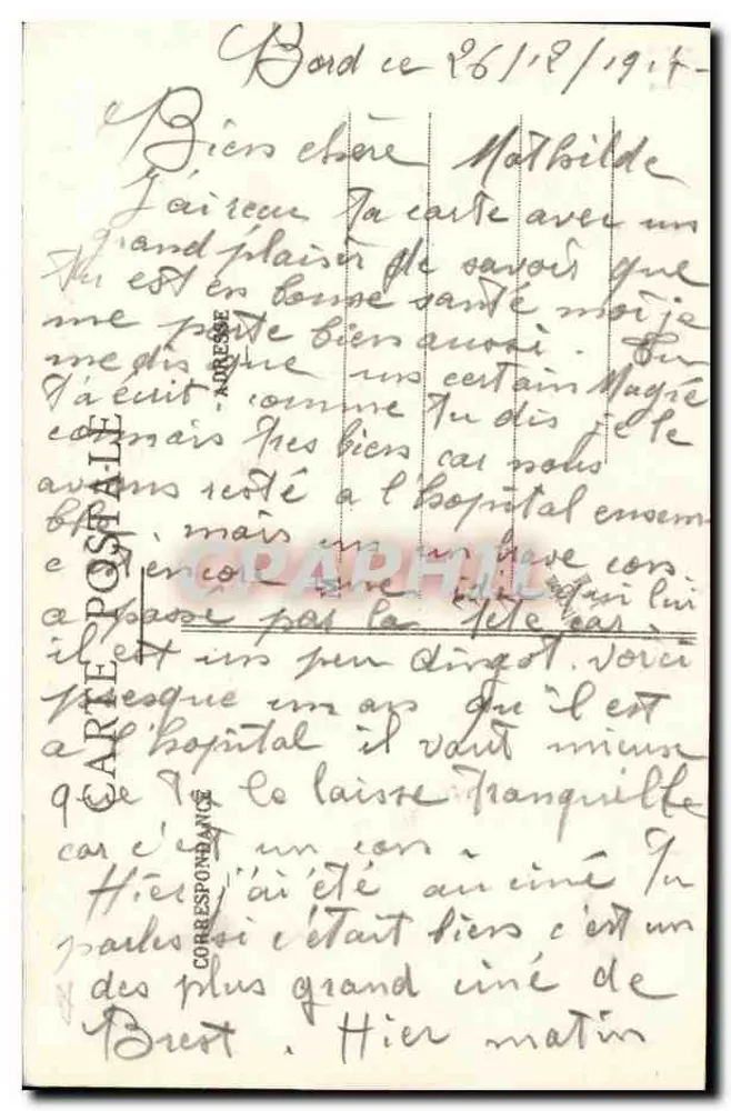 Der Saint-Louis, Schlachtkreuzer — Militärflotte — Nr. 53 - Rückseite