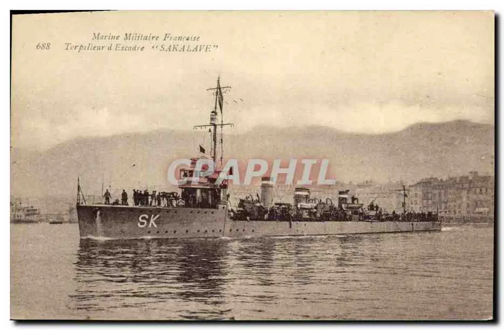 Flottille-Torpilleur "SAKALAVE" — Französische Marine — n°688 - Vorderseite