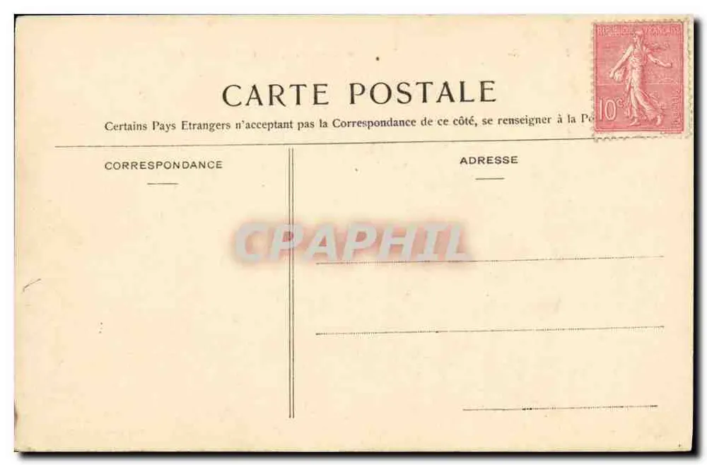 Sarbacane — Flottentorpedoboot — Sammlung A. Goututier - Rückseite