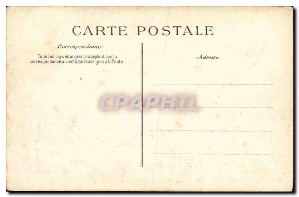 Marinha Nacional — "Spahi" Contra-torpedeiro — Editor E.D. n° 2064 - Verso