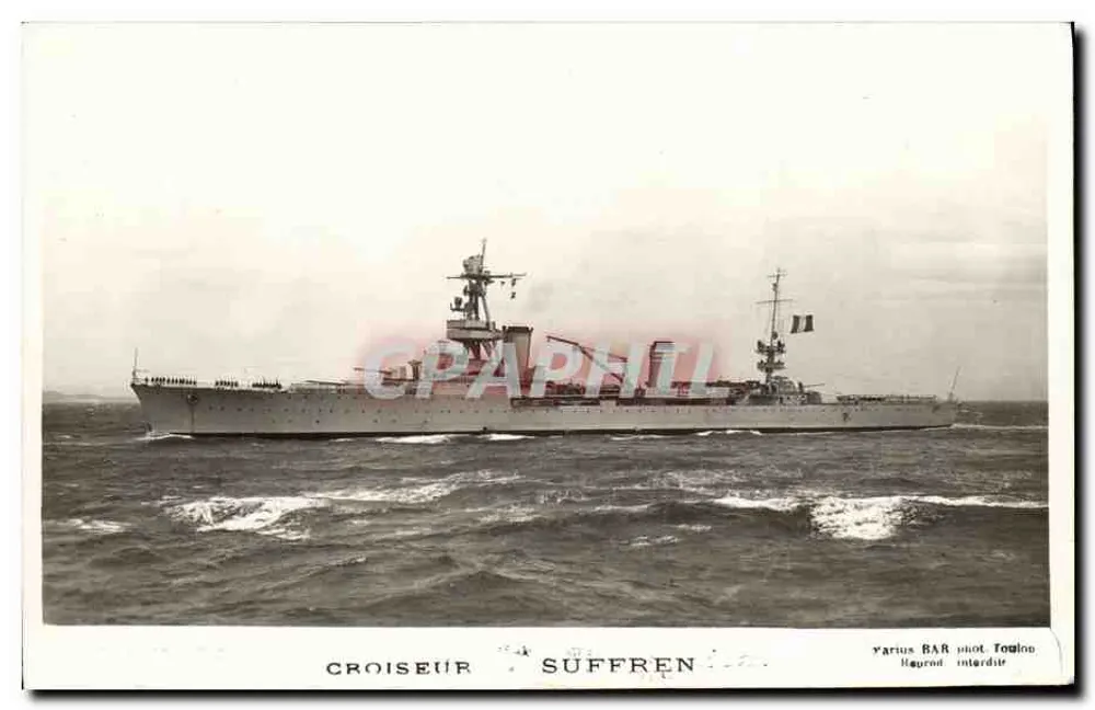 Kruiser Suffren — Frankrijk — uitgever Varius BAR, n° 254 - Voorkant