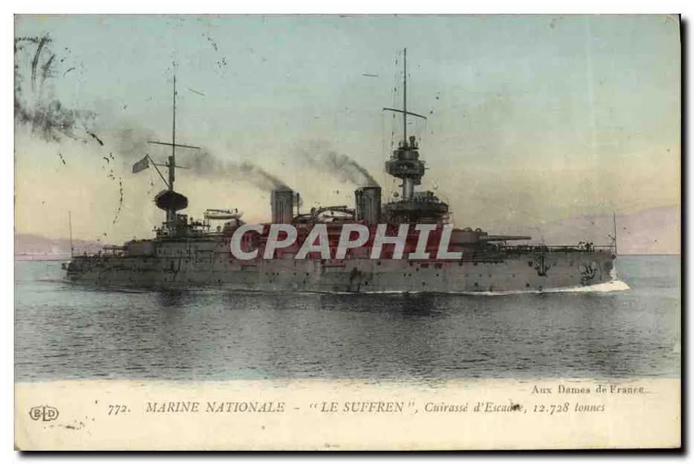 Le Suffren — Schlachtkreuzer — Marine Nationale - Vorderseite
