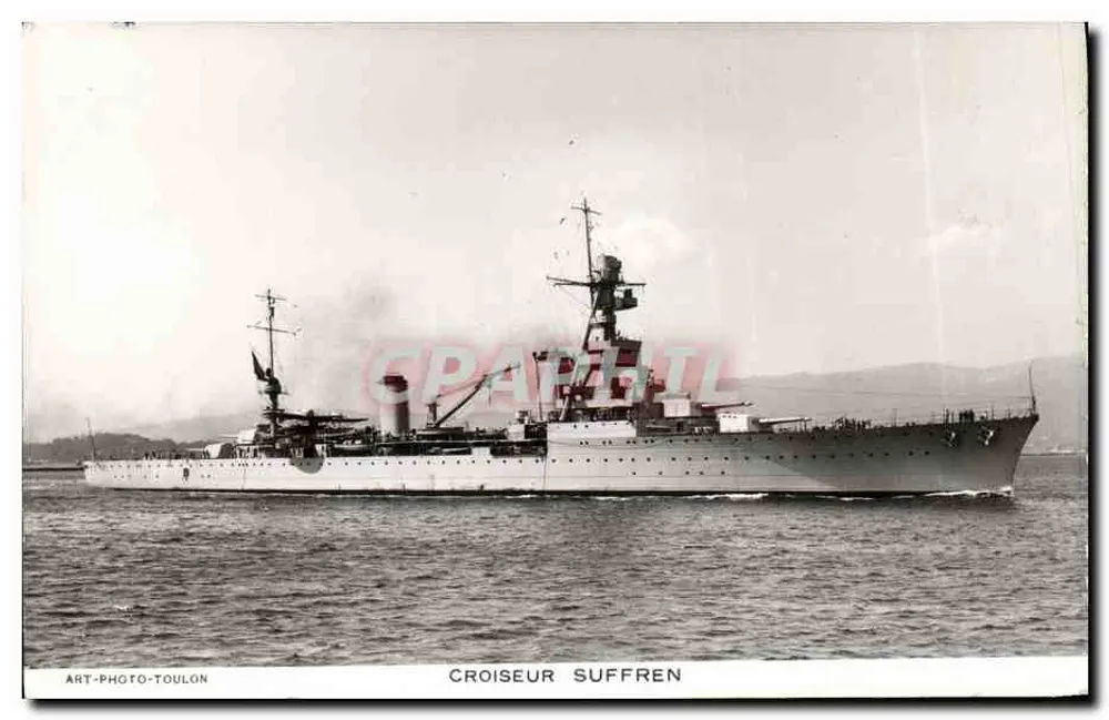 Cruzador Suffren — Toulon — ART-PHOTO-TOULON - Frente