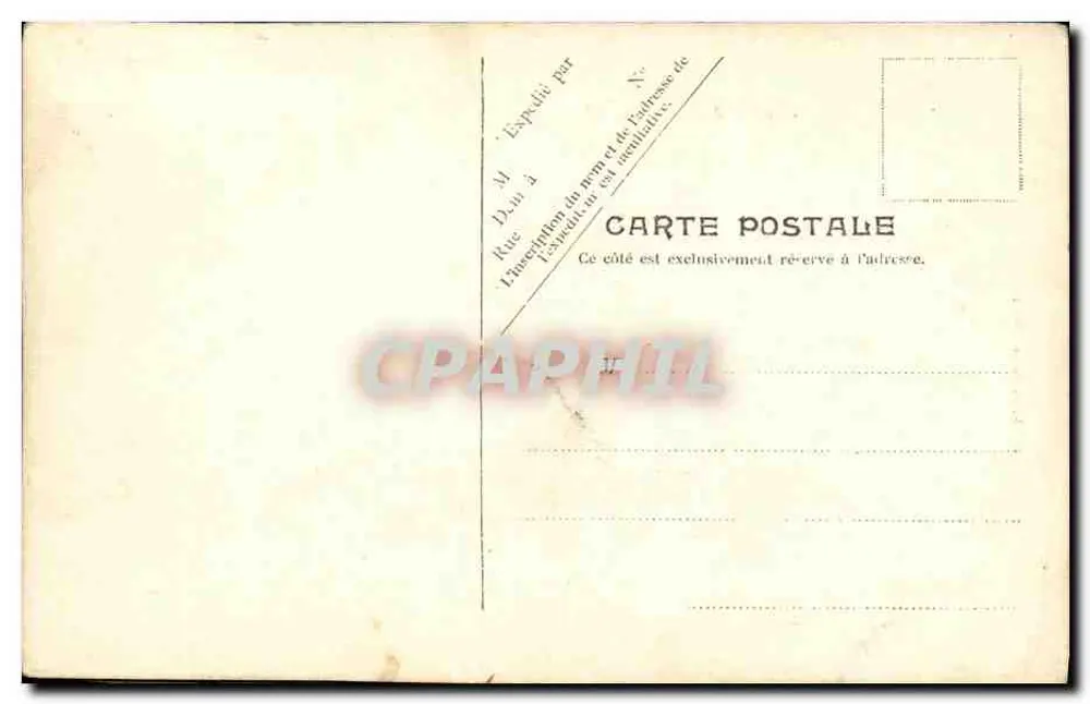 O Surcouf — Corveta da Marinha Francesa — V.P. Paris No. 15 - Verso