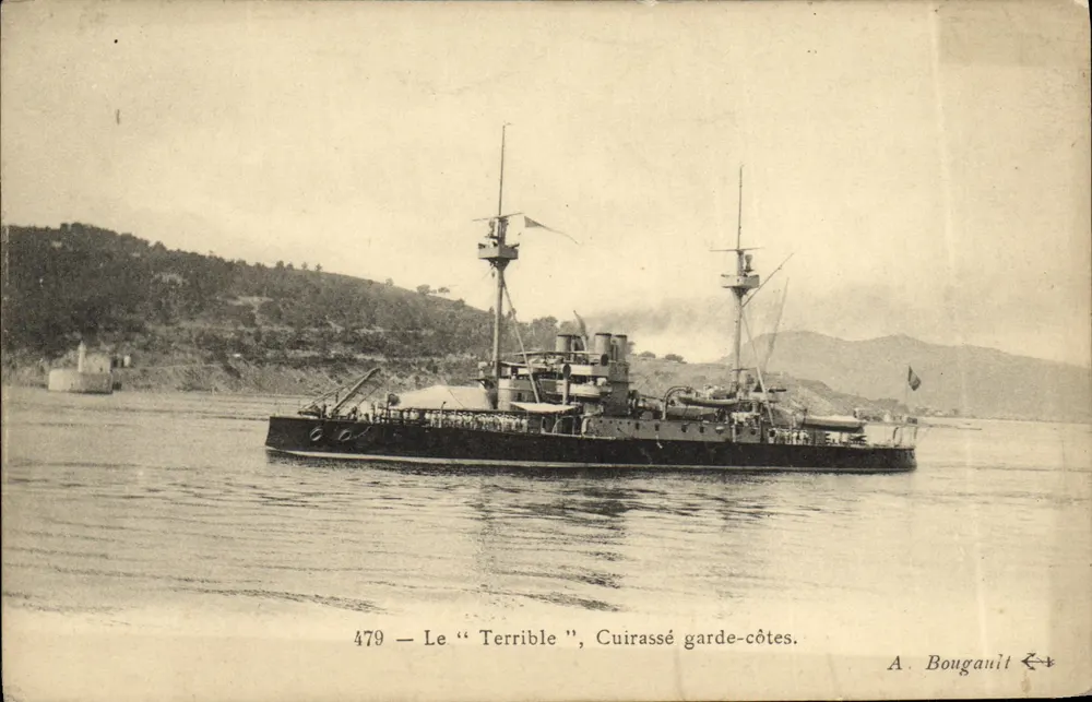 Der "Terrible", Küstenpanzerkreuzer — A. Bougauit, Nr. 479 - Vorderseite