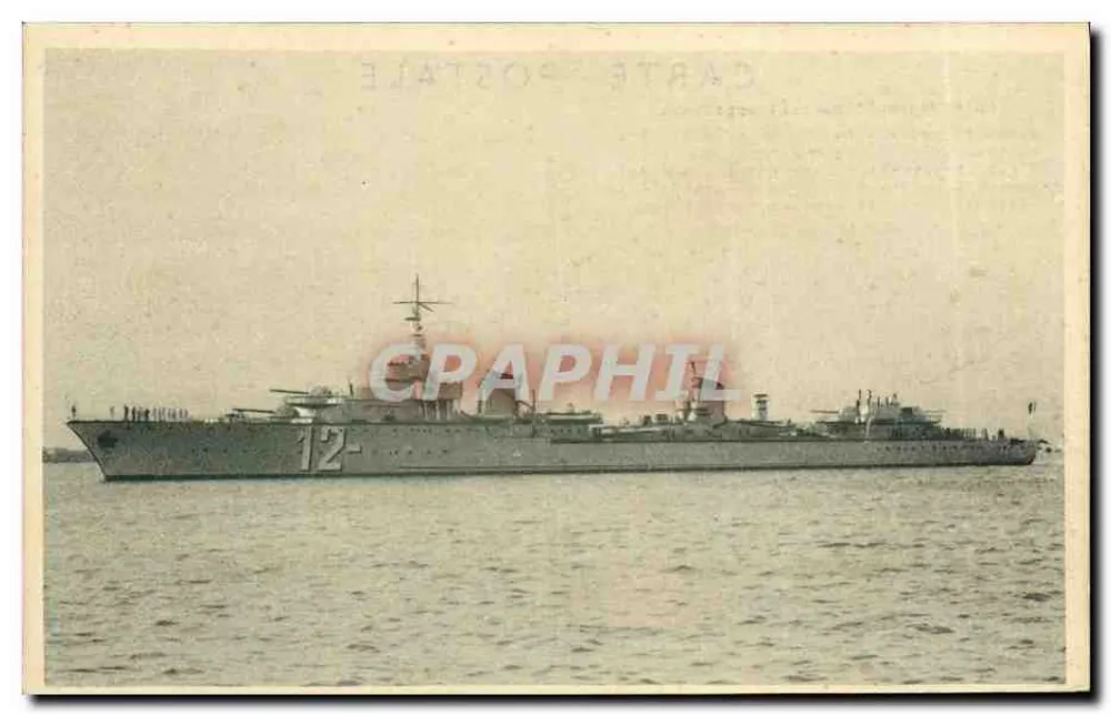해군 항공모함 "TERRIBLE" — "La Photo Industrielle et Maritime" 출판 — J.F.M. - 앞면