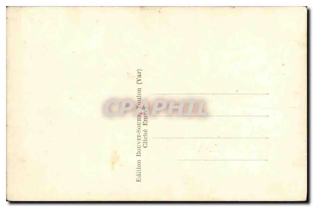 Torpilleur d'Escadre Tramontane — Nr. 200 — Édition Bouvet-Sourde (Var) - Rückseite