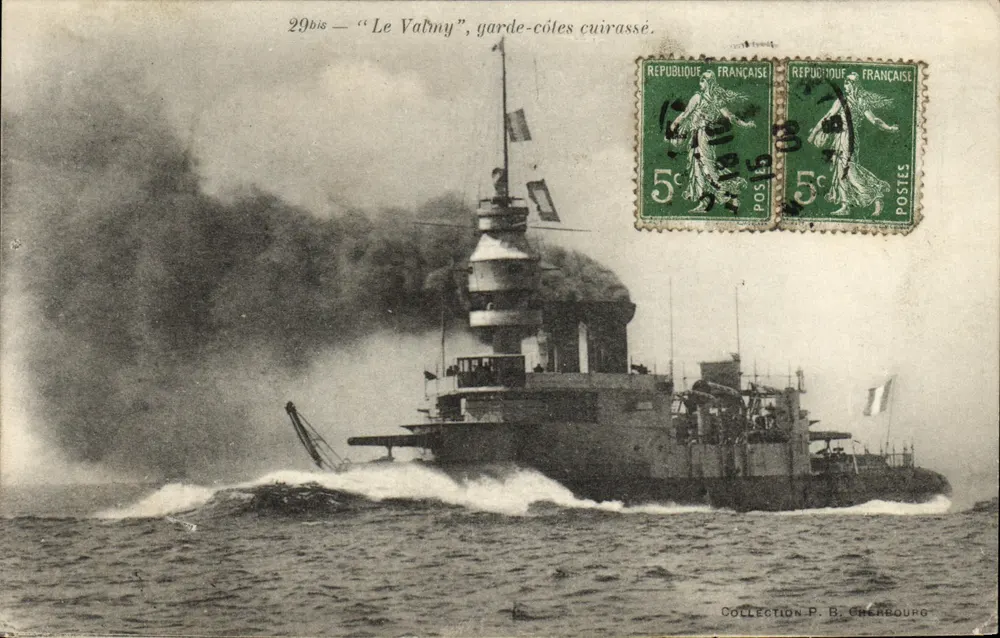 Le Valmy, gepanzerte Küstenwache — Sammlung P. B. Cherbourg - Vorderseite