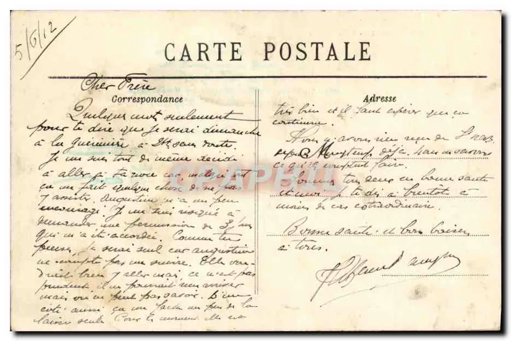 St-Nazaire (L.-Inf.) — Der « Victor-Hugo » — Sammlung Paulin, N° 18 - Rückseite