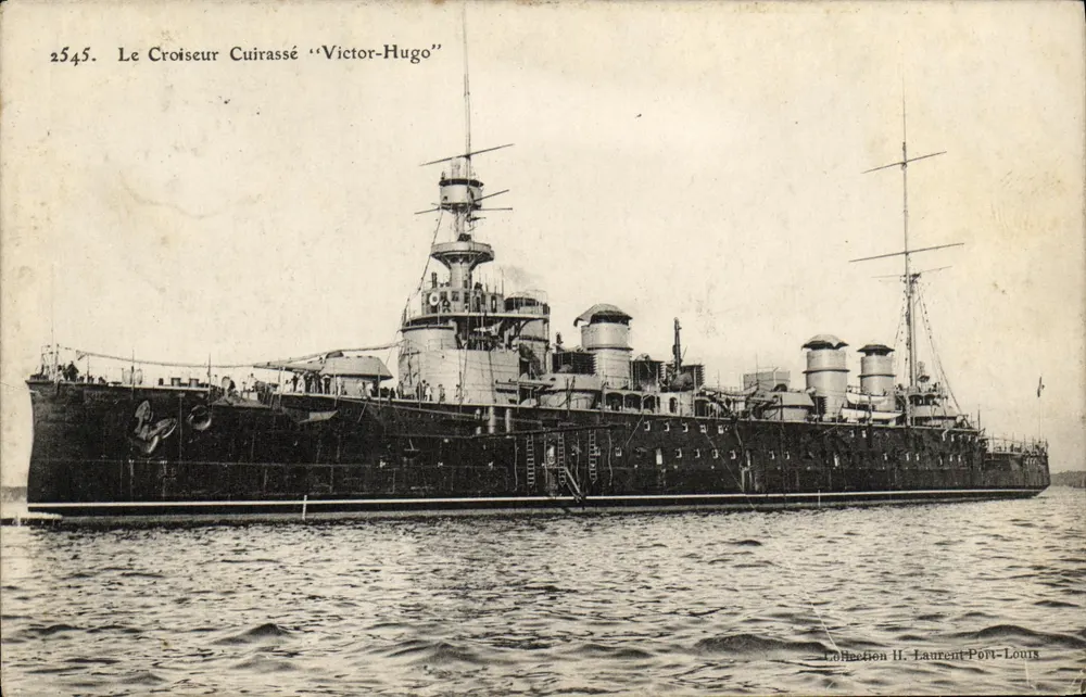 Der gepanzerte Kreuzer 'Victor-Hugo' — Sammlung H. Laurent-Pont-Louis, n° 2545 - Vorderseite