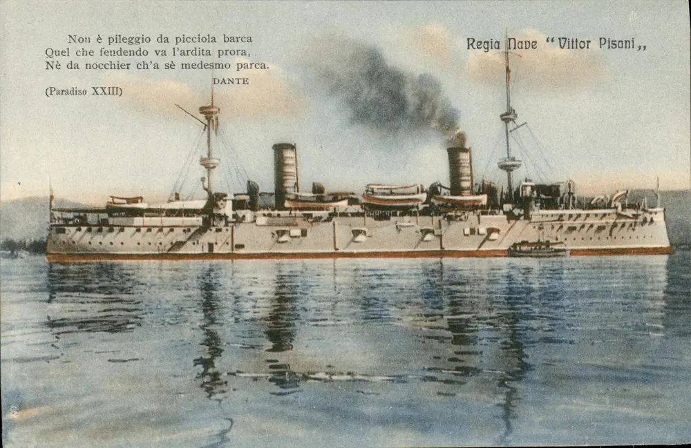 Regia Nave "Vittor Pisani" — italienischer Kreuzer — Verlag STA n°7504 - Vorderseite