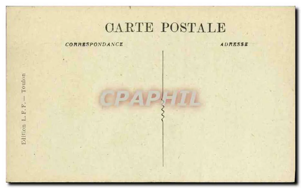 Französisches Kriegsschiff: VOLTAIRE — Französische Marine: VOLTAIRE — Ausgabe L.F.F. — Toulon - Rückseite