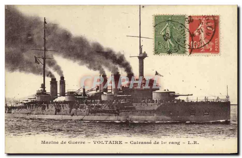 Marinekräfte - VOLTAIRE - Schlachtschiff erster Klasse - L.R. - Verlag nicht sichtbar - Vorderseite