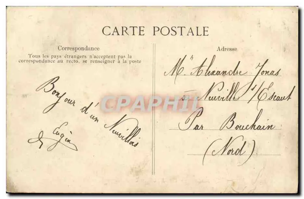 Marine Nationale — "Waldeck-Rousseau" Panzerkreuzer 14.000 Tonnen — Verlag E.P. Nr. 2059 - Rückseite