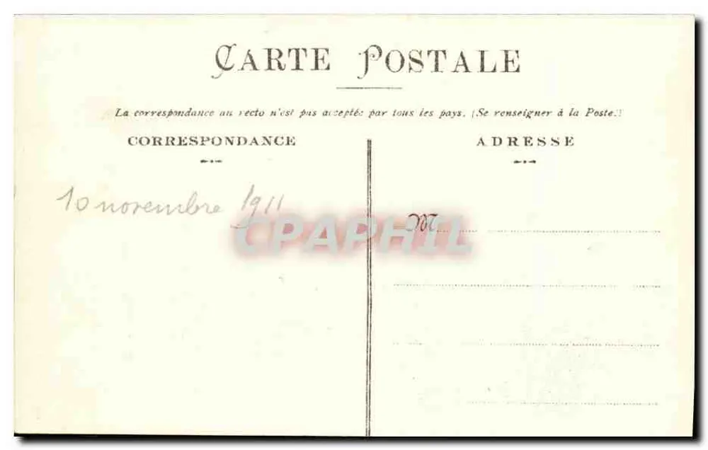 Dunkerque — Submarino mecanizado — P.D. 141 - Verso