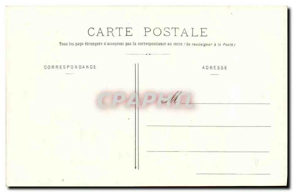 Der "Furieux" - Panzerkreuzer Garde-Côtes — Sammlung P. B., Cherbourg - Rückseite