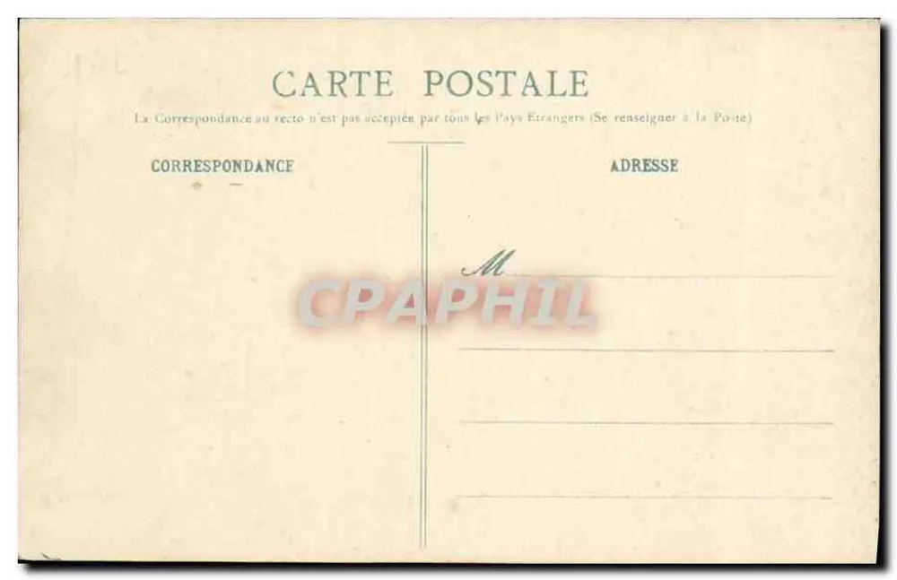 Der "Castor", U-Boot — A. Bougault, n° 458 - Rückseite