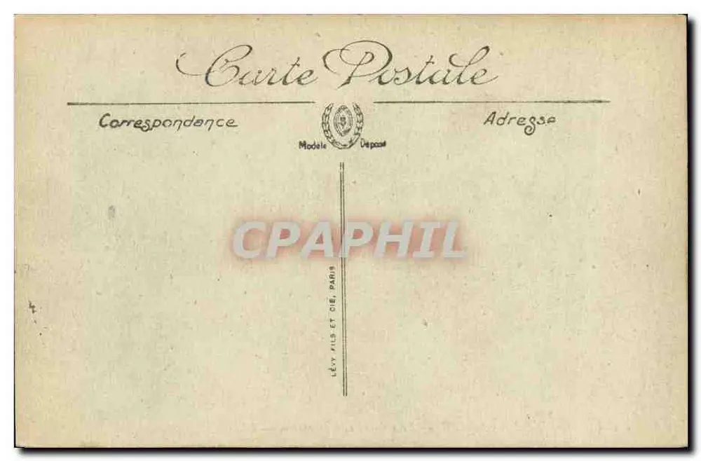 O « Circé », submarino — Marinha de Guerra — LL. — N° 154 - Verso