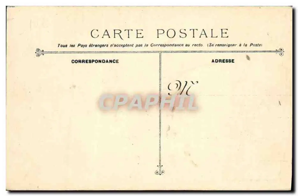 Der U-Boot-Torpedoboot GRONDIN — Französische Marine 1914 — Sammlung P.B. Cherbourg - Rückseite