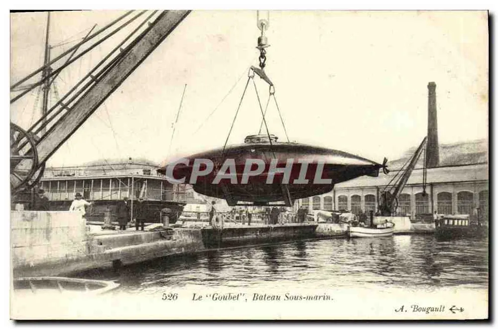 Der 'Goubet', U-Boot — A. Bougault, Nr. 526 - Vorderseite
