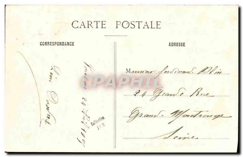 « Le Gymnote » U-Boot — Französische Marine — Foto von Giraud, Verlag, Toulon - Rückseite