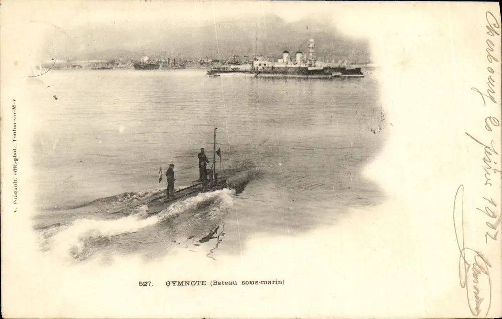 Gymnote — U-Boot — A. Rougault, Toulon-sur-Mer, n°527 - Vorderseite
