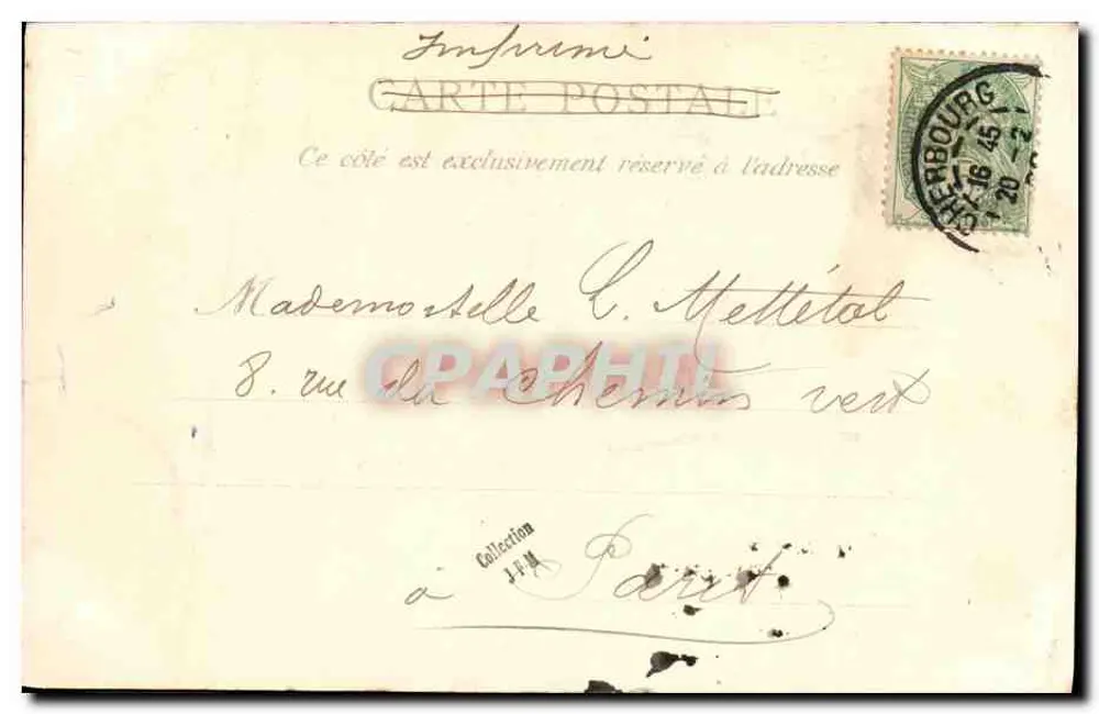 Gymnote — U-Boot — A. Rougault, Toulon-sur-Mer, n°527 - Rückseite