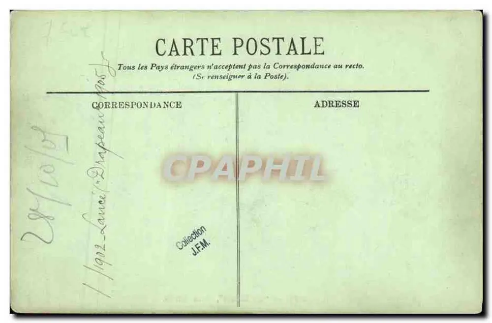 La Naïade — U-Boot — A. Bougault, n° 598 - Rückseite